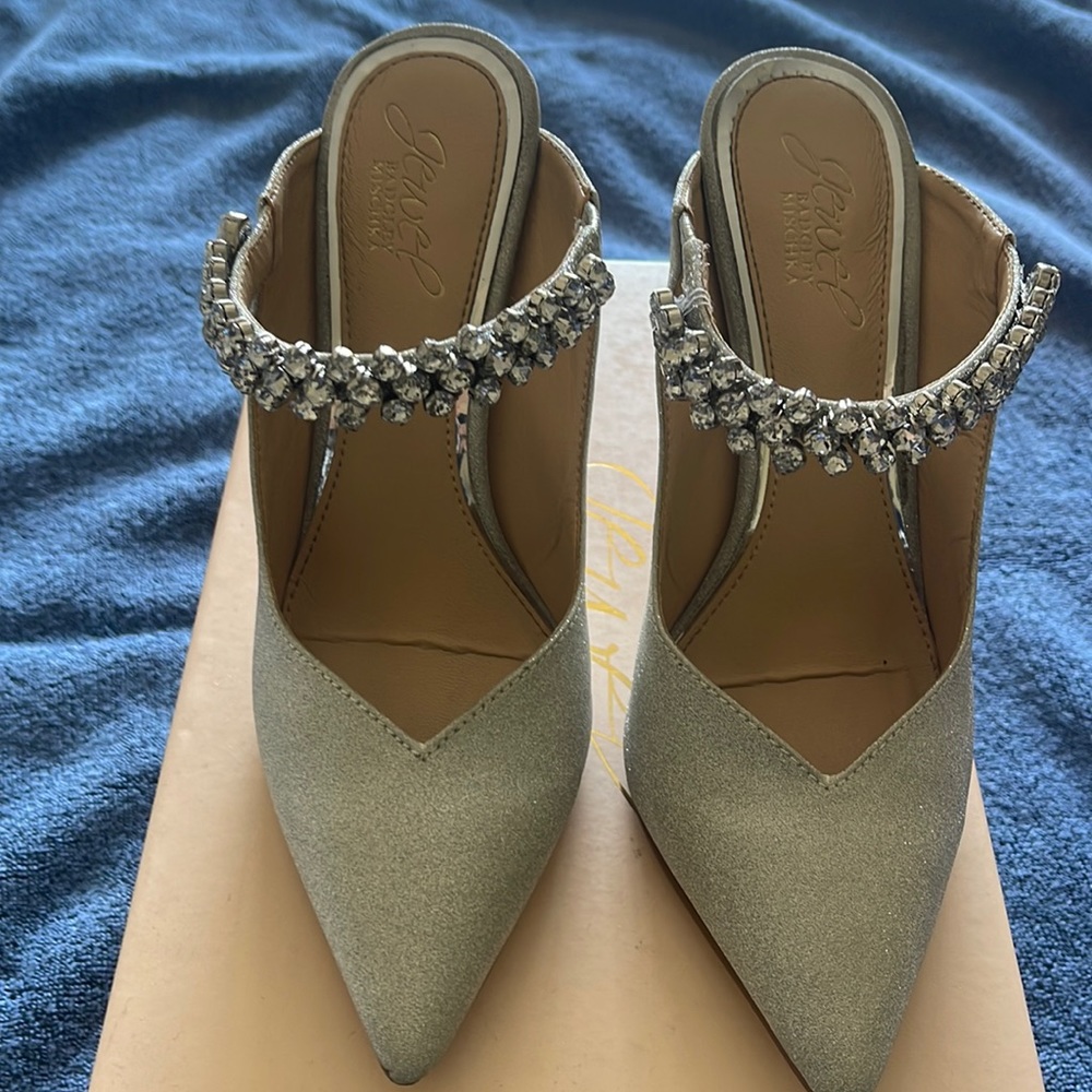 Silver slippers